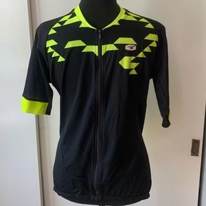 MENS High Vis Sucoi 3 pocket cycling jersey